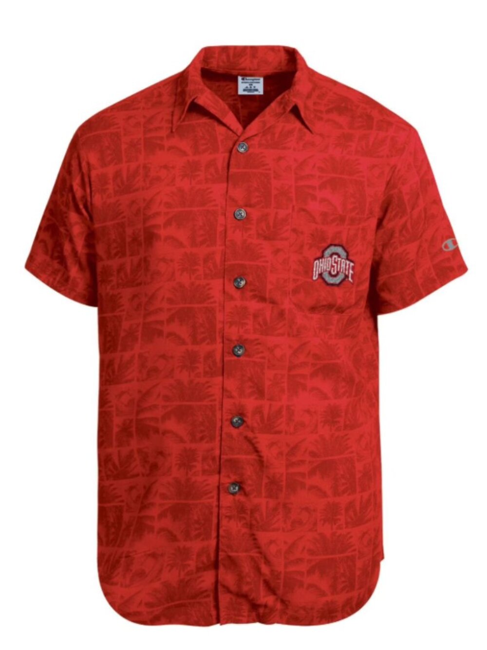 Champion NCAA Ohio State Buckeyes Hawaiian Shirt